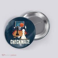 Checkmate Funny Chess Lovers Novelty Gifts Boy Button thumb 0