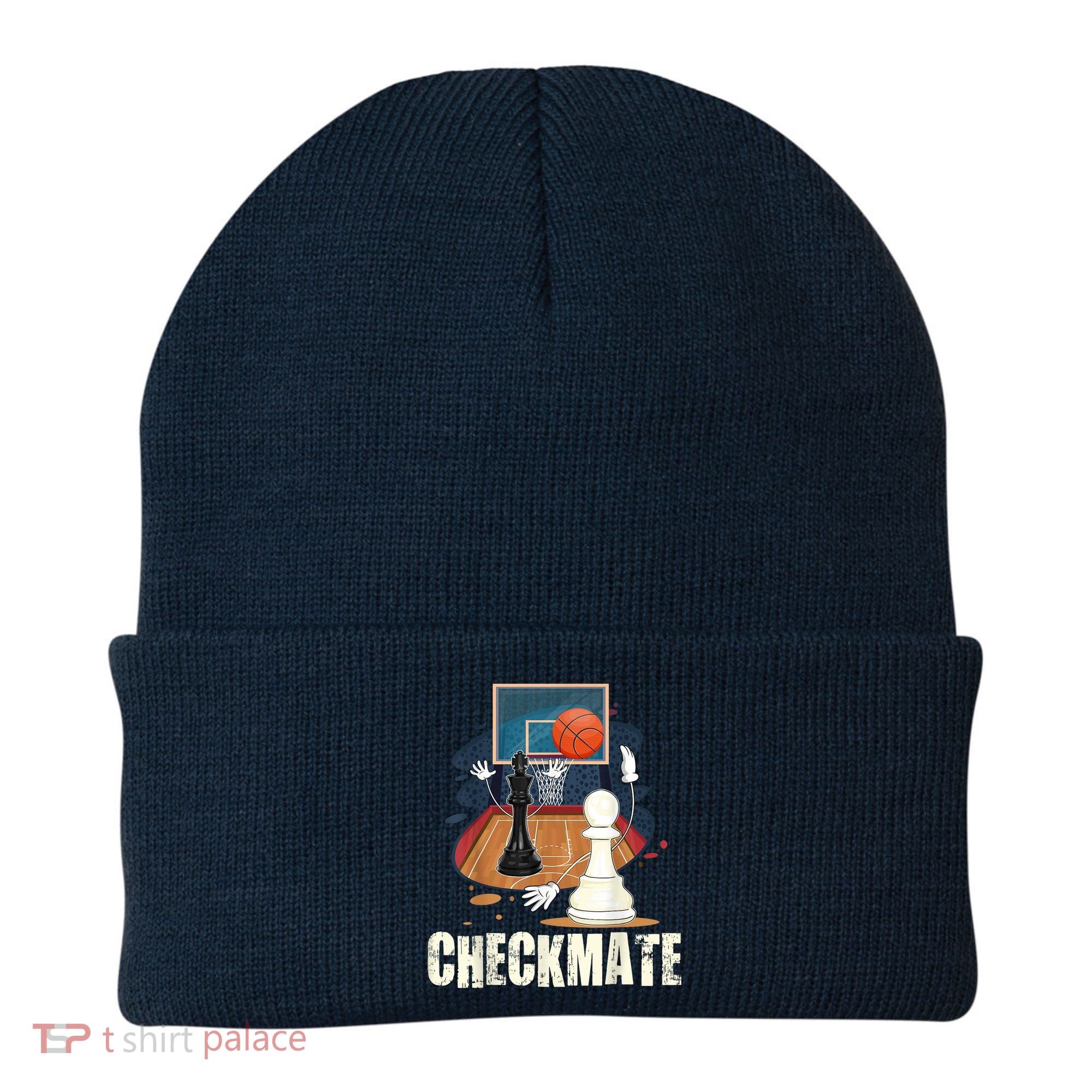 Checkmate Funny Chess Lovers Novelty Gifts Boy Beanie