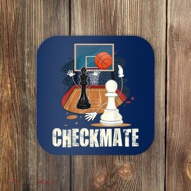 Checkmate Funny Chess Lovers Novelty Gifts Boy Coaster