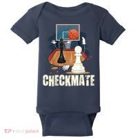 Checkmate Funny Chess Lovers Novelty Gifts Boy Baby Bodysuit thumb 0
