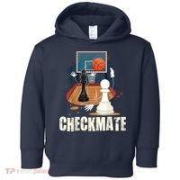 Checkmate Funny Chess Lovers Novelty Gifts Boy Toddler Hoodie thumb 0