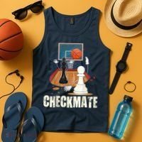 Checkmate Funny Chess Lovers Novelty Gifts Boy Tank Top thumb 4