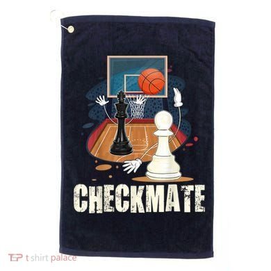 Checkmate Funny Chess Lovers Novelty Gifts Boy Golf Towel