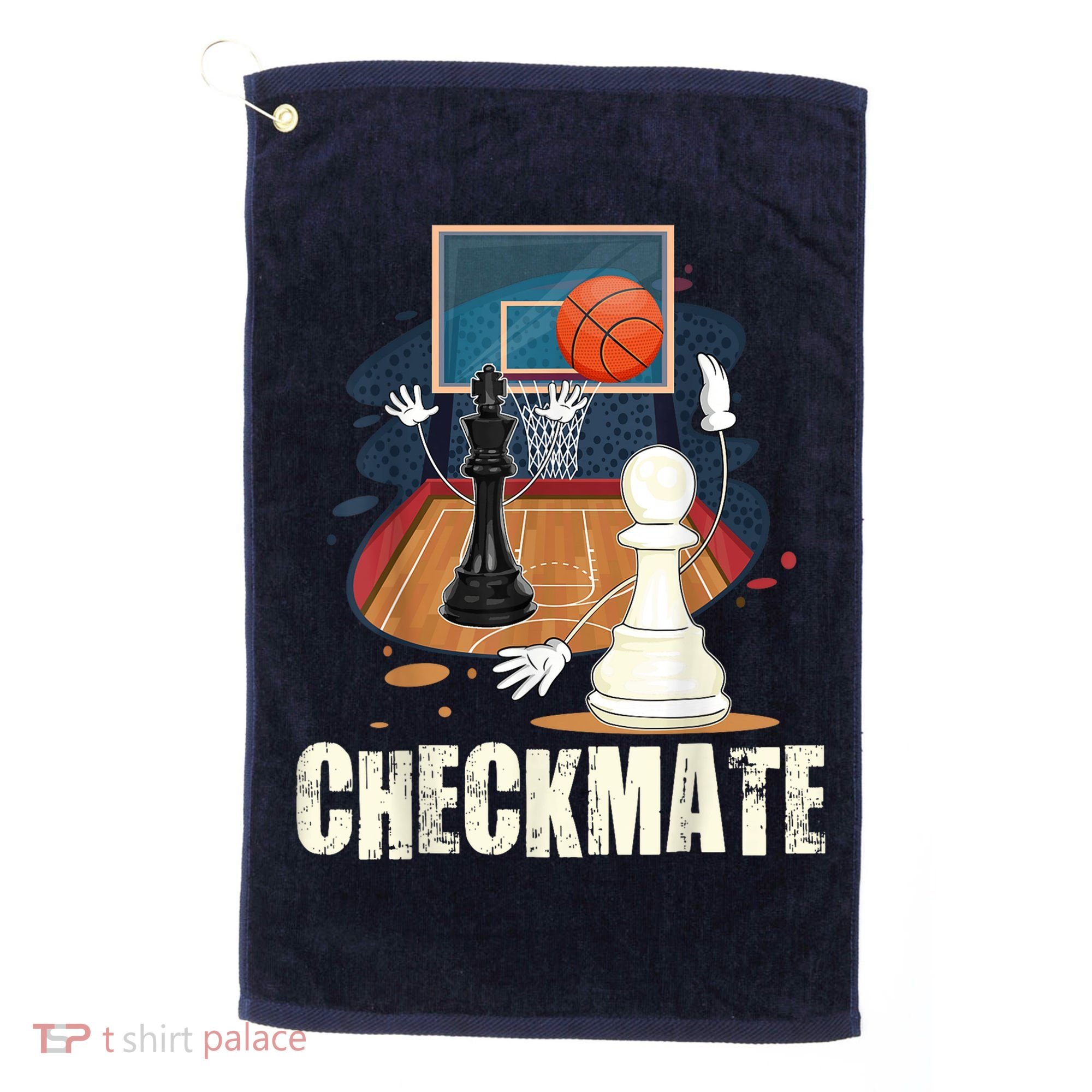 Checkmate Funny Chess Lovers Novelty Gifts Boy Golf Towel