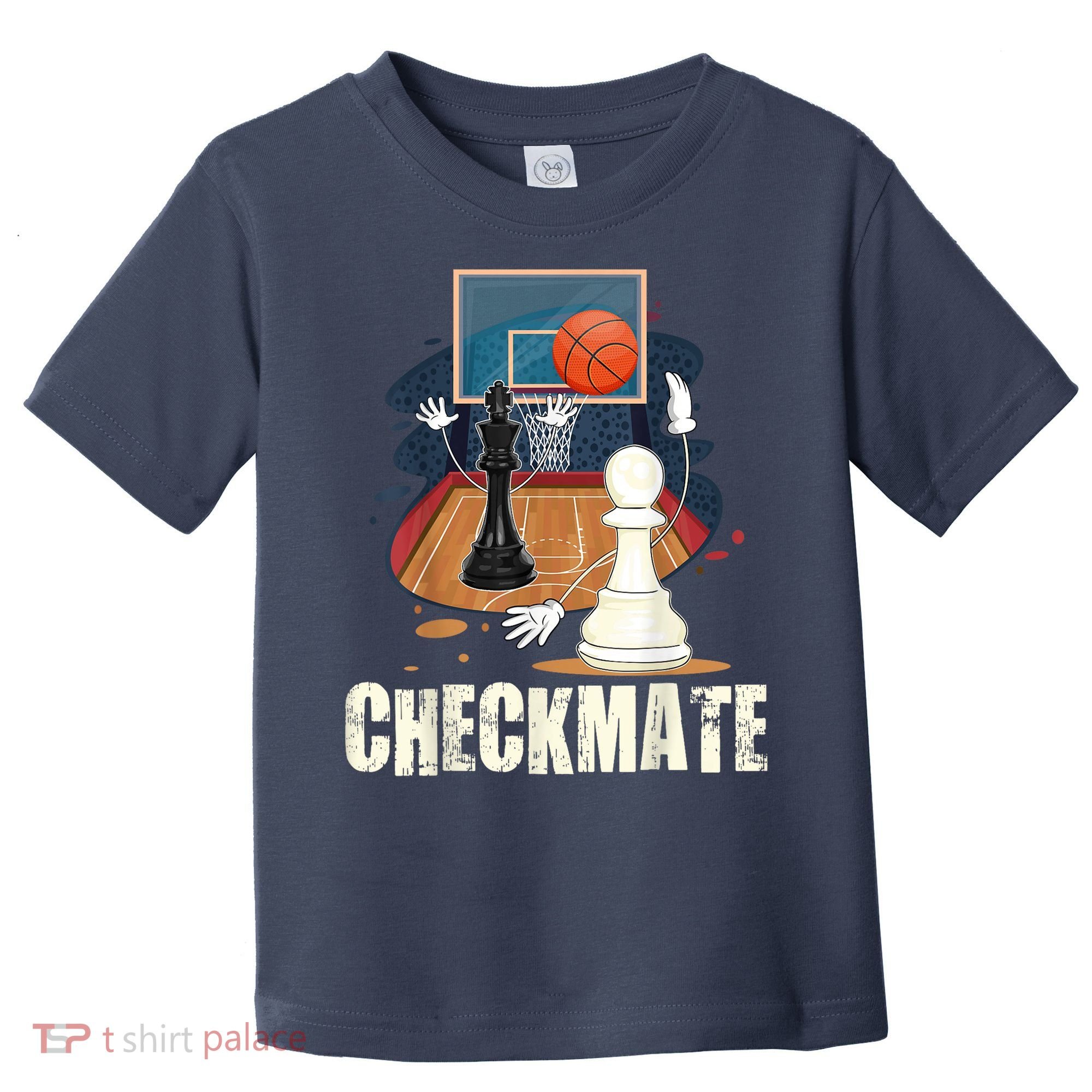 Checkmate Funny Chess Lovers Novelty Gifts Boy Toddler T-Shirt