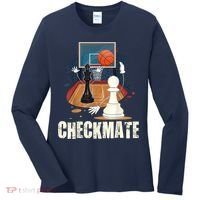 Checkmate Funny Chess Lovers Novelty Gifts Boy Women's Long Sleeve Shirt thumb 0