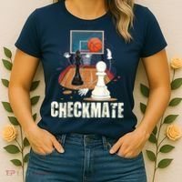 Checkmate Funny Chess Lovers Novelty Gifts Boy Women's T-Shirt thumb 2