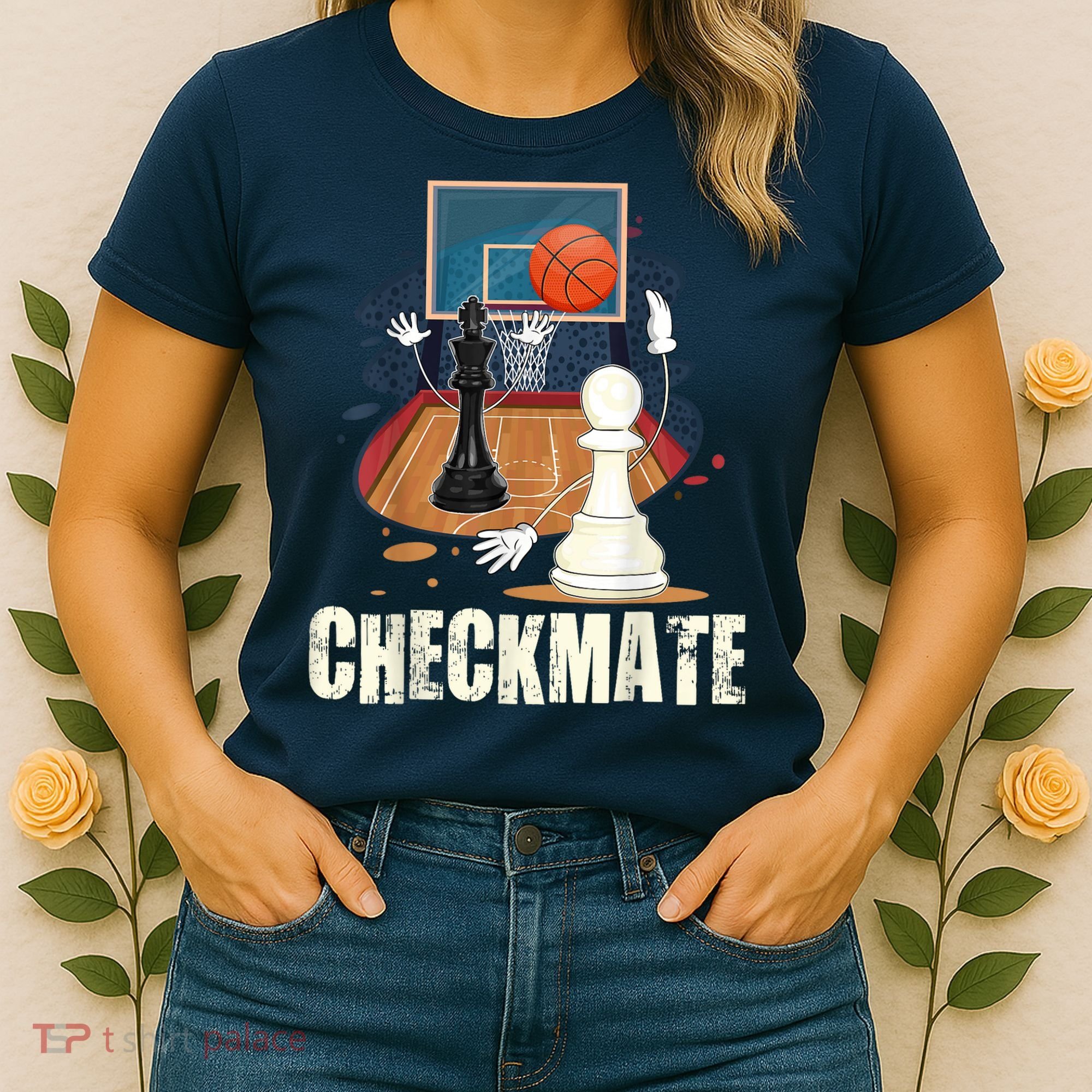 Checkmate Funny Chess Lovers Novelty Gifts Boy Women's T-Shirt
