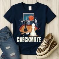 Checkmate Funny Chess Lovers Novelty Gifts Boy Women's T-Shirt thumb 3