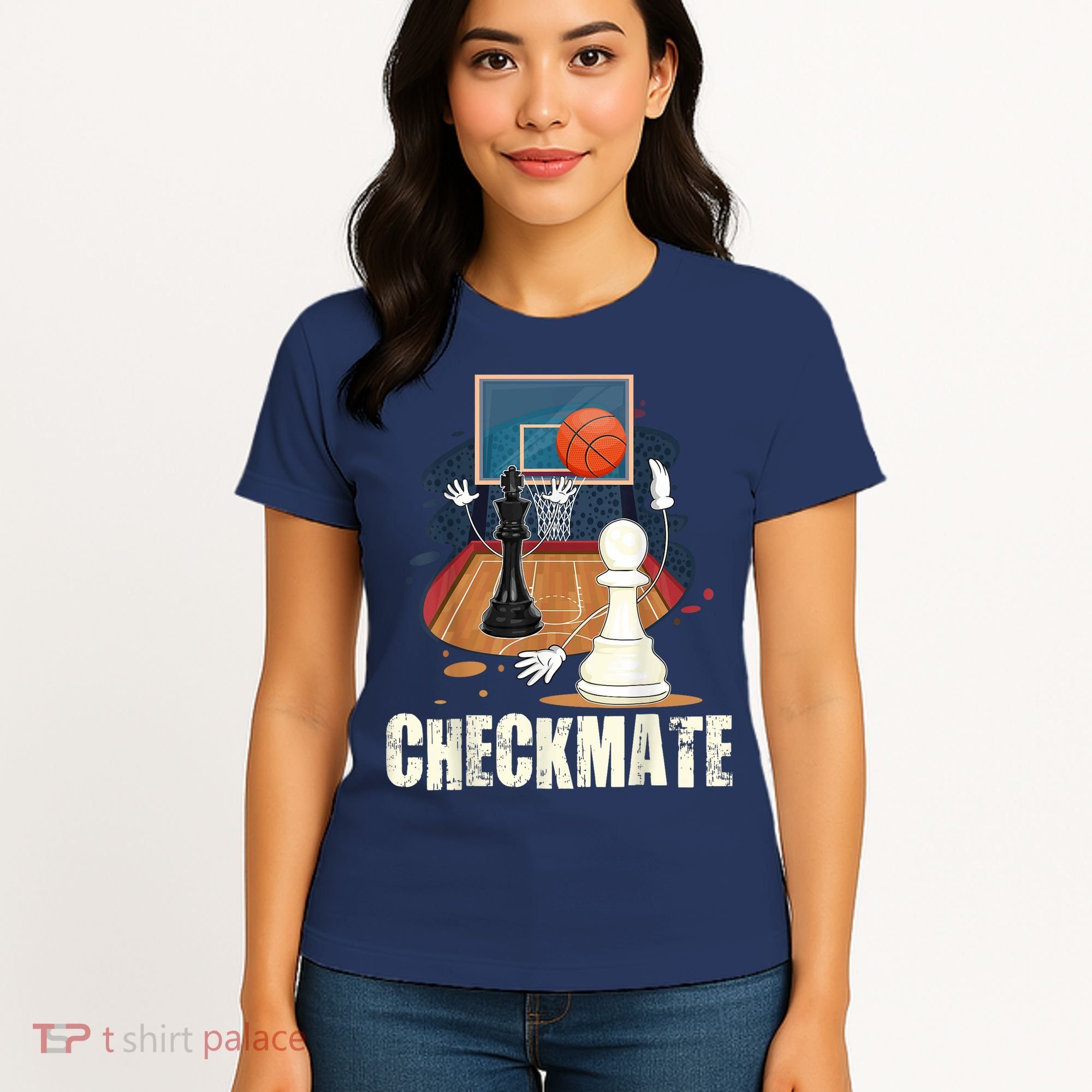 Checkmate Funny Chess Lovers Novelty Gifts Boy Women's T-Shirt