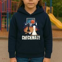 Checkmate Funny Chess Lovers Novelty Gifts Boy Kids Hoodie thumb 3