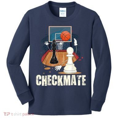 Checkmate Funny Chess Lovers Novelty Gifts Boy Kids Long Sleeve Shirt