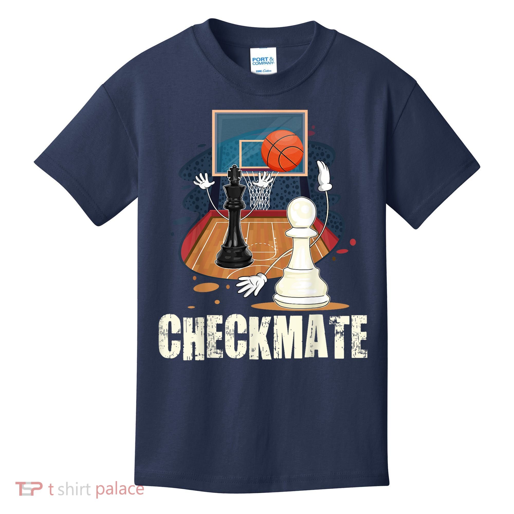 Checkmate Funny Chess Lovers Novelty Gifts Boy Kids T-Shirt