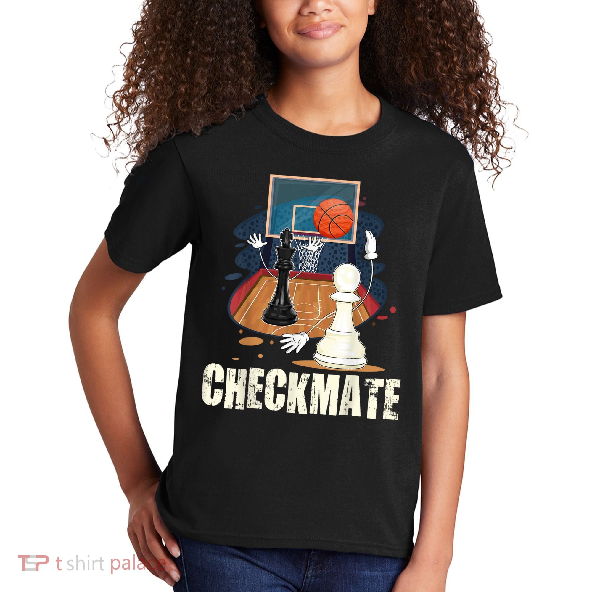Checkmate Funny Chess Lovers Novelty Gifts Boy Kids T-Shirt