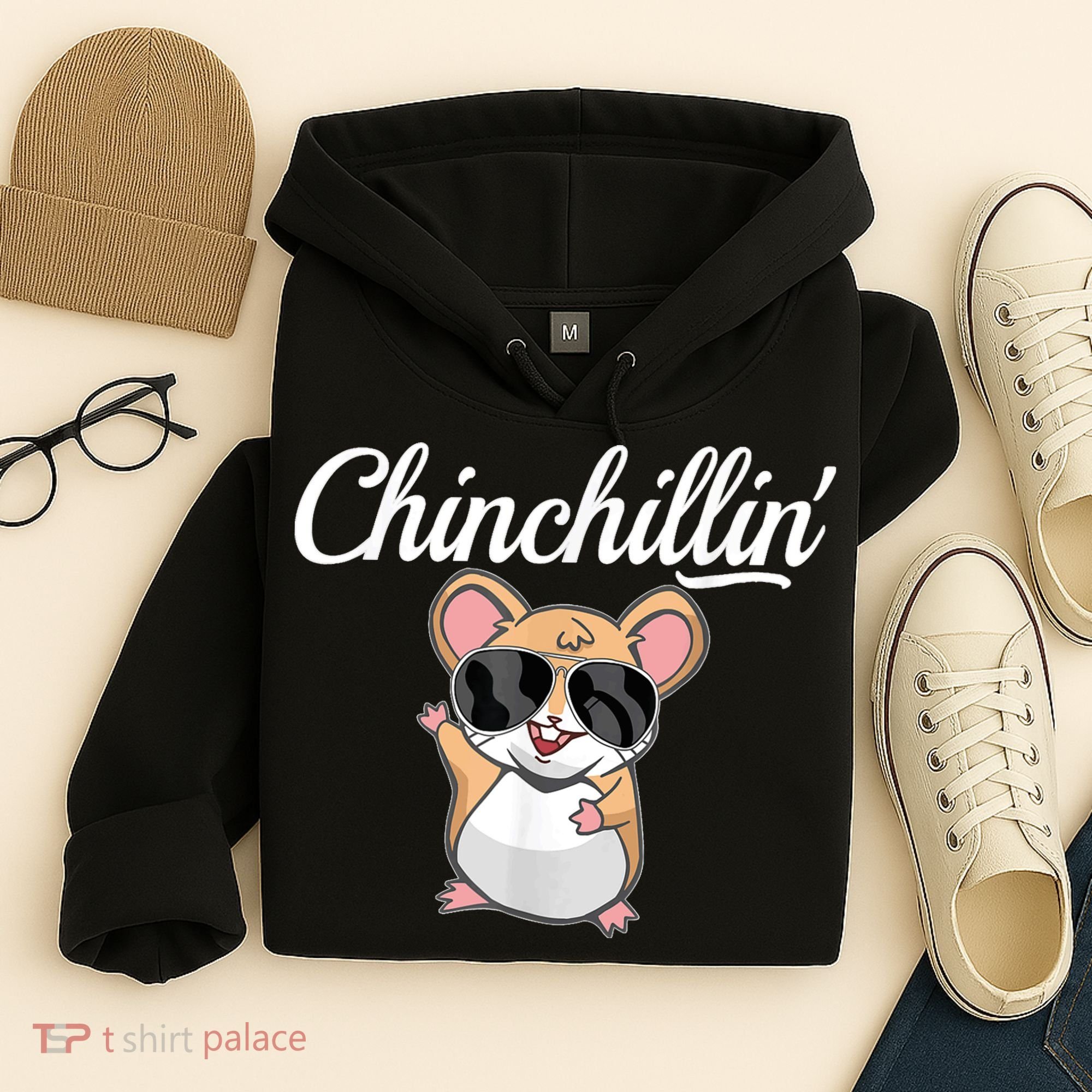 Chinchillin Funny Chinchilla Lovers Hoodie