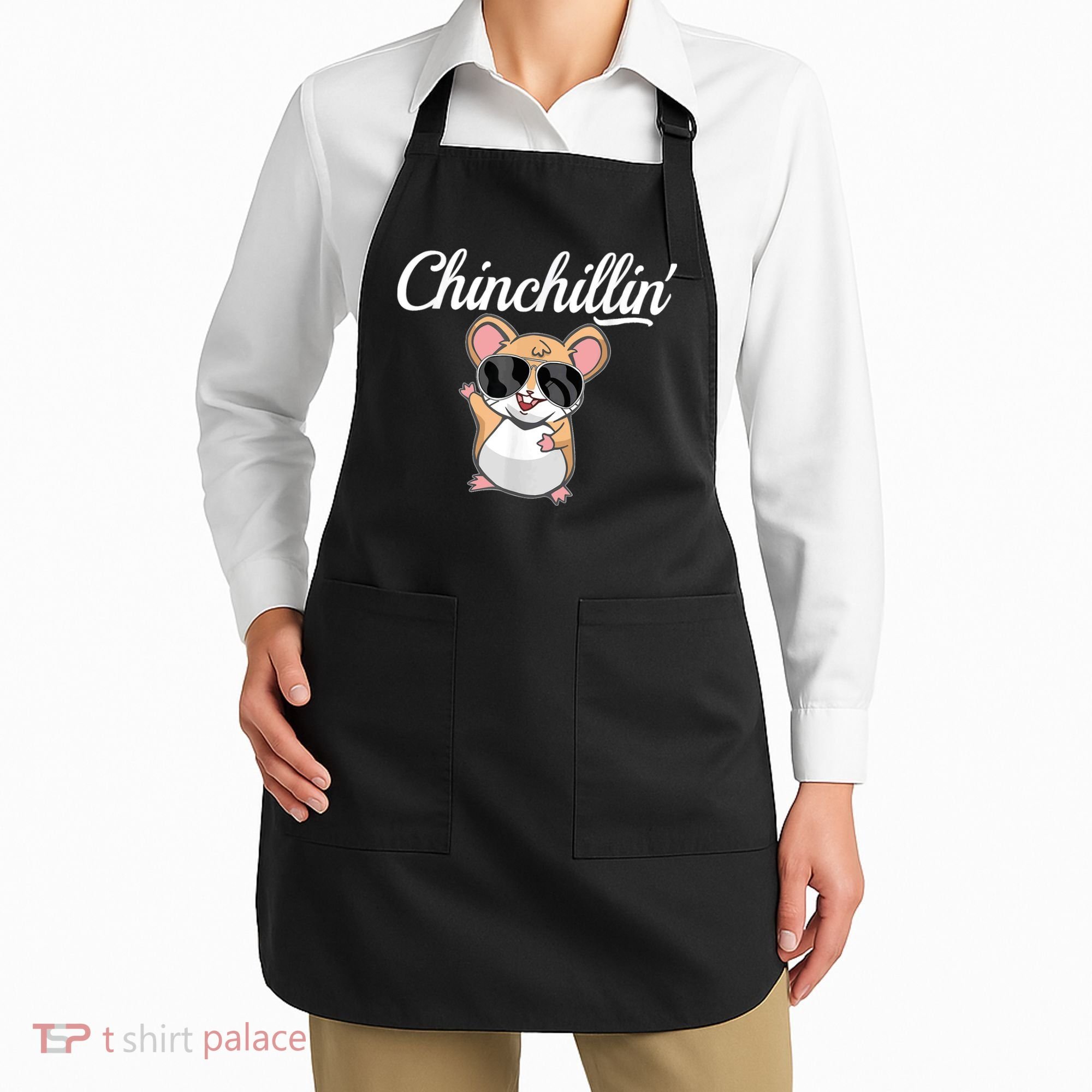 Chinchillin Funny Chinchilla Lovers Apron
