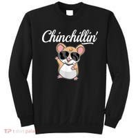 Chinchillin Funny Chinchilla Lovers Sweatshirt thumb 0