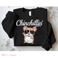 Chinchillin Funny Chinchilla Lovers Sweatshirt thumb 2