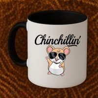 Chinchillin Funny Chinchilla Lovers Coffee Mug thumb 2