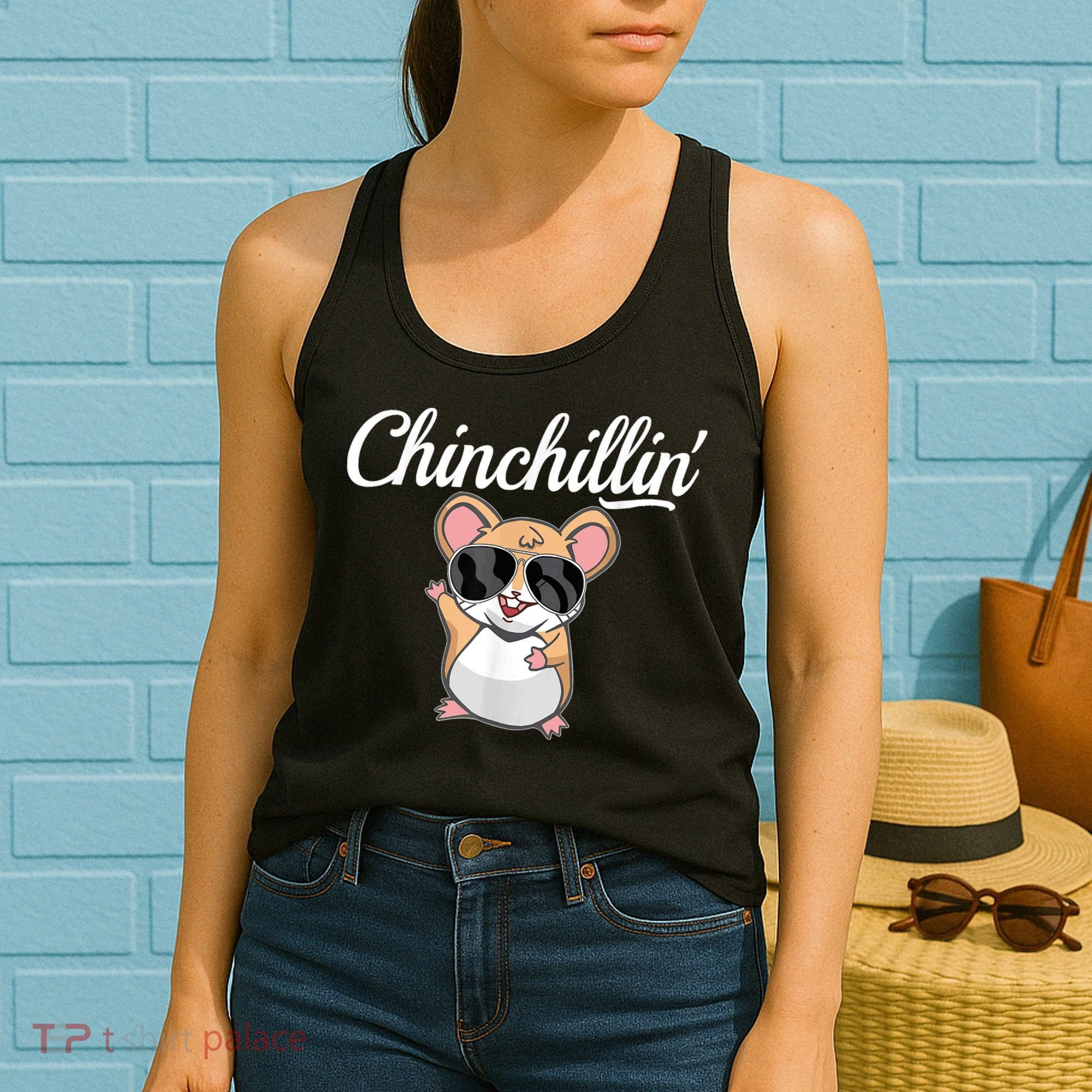 Chinchillin Funny Chinchilla Lovers Women's Tank Top