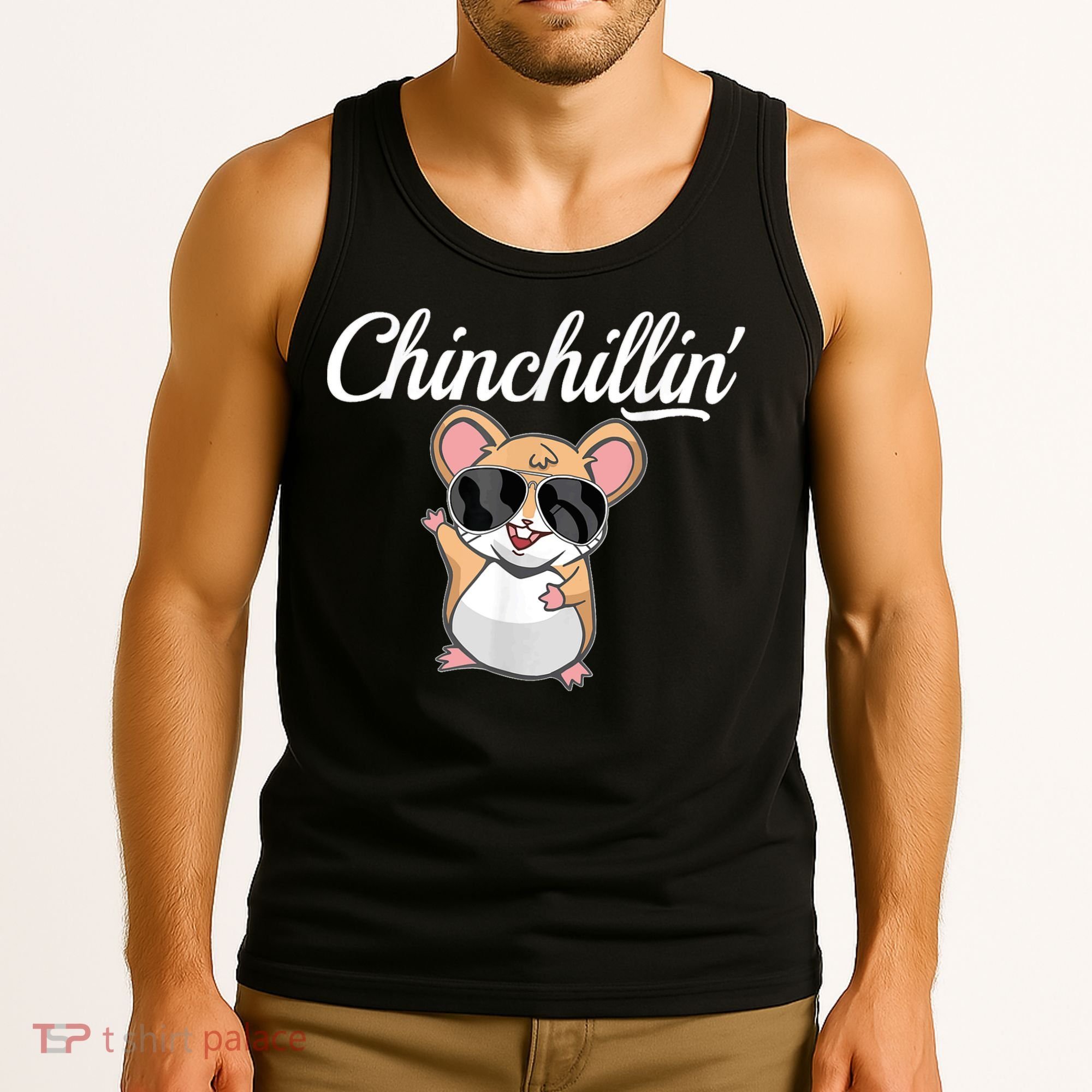 Chinchillin Funny Chinchilla Lovers Tank Top