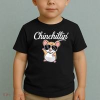 Chinchillin Funny Chinchilla Lovers Toddler T-Shirt thumb 2