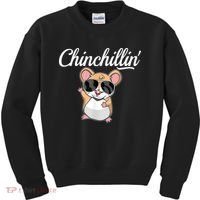 Chinchillin Funny Chinchilla Lovers Kids Sweatshirt thumb 0