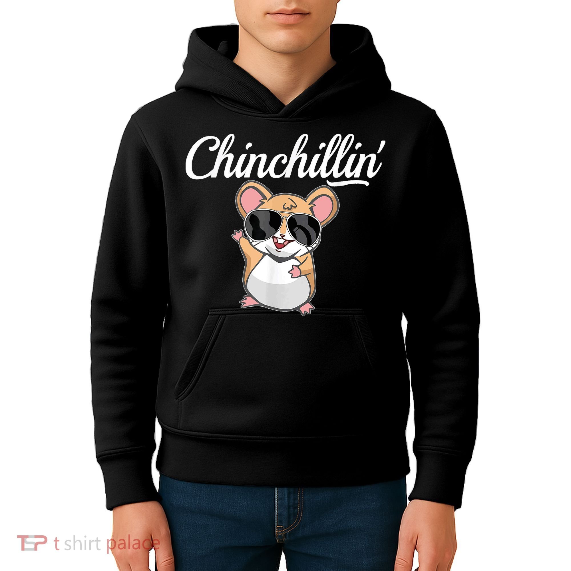 Chinchillin Funny Chinchilla Lovers Kids Hoodie