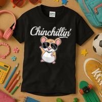 Chinchillin Funny Chinchilla Lovers Kids T-Shirt thumb 3