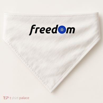 Cardano Freedom Cryptocurrency USA-Made Doggie Bandana