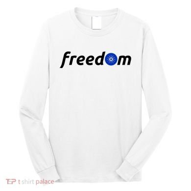 Cardano Freedom Cryptocurrency Long Sleeve Shirt