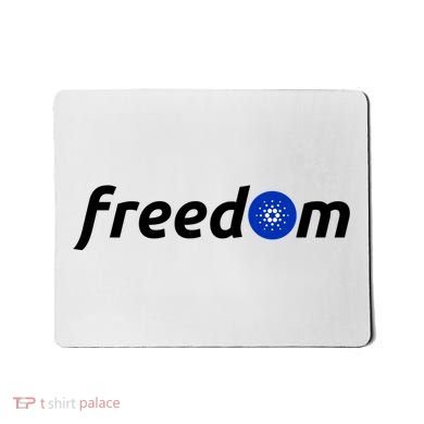 Cardano Freedom Cryptocurrency Mousepad