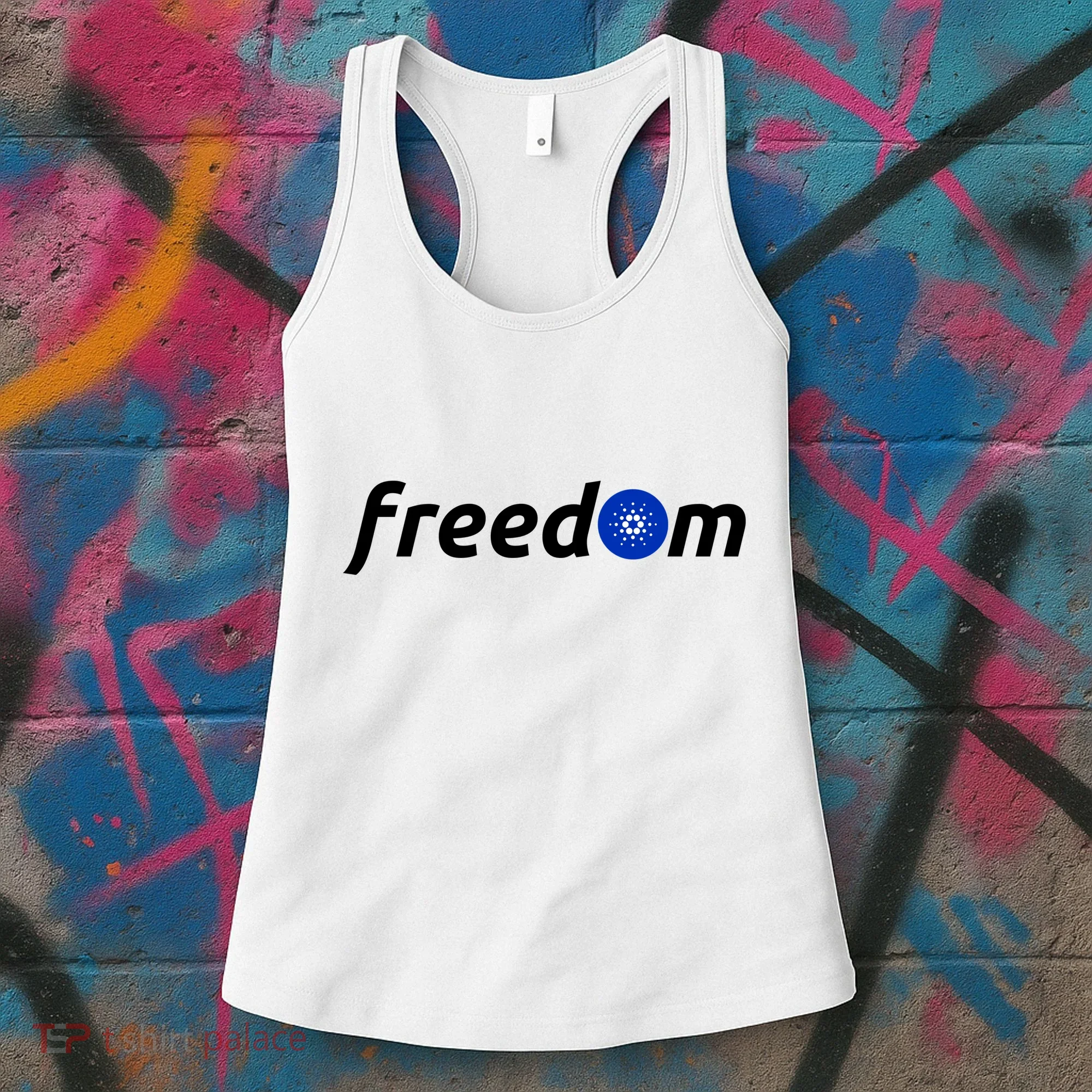 Cardano Freedom Cryptocurrency Women's Tank Top