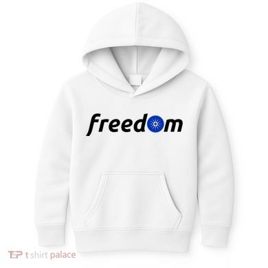 Cardano Freedom Cryptocurrency Kids Hoodie