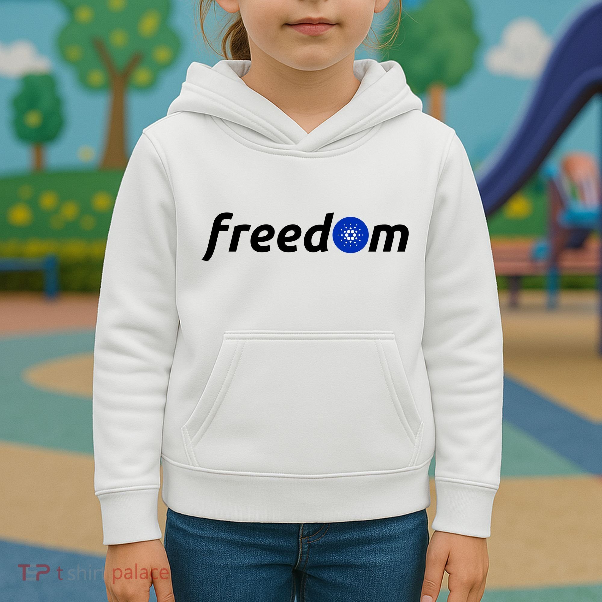 Cardano Freedom Cryptocurrency Kids Hoodie