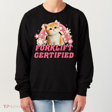 Cat Forklift Certified Women's Sweatshirt