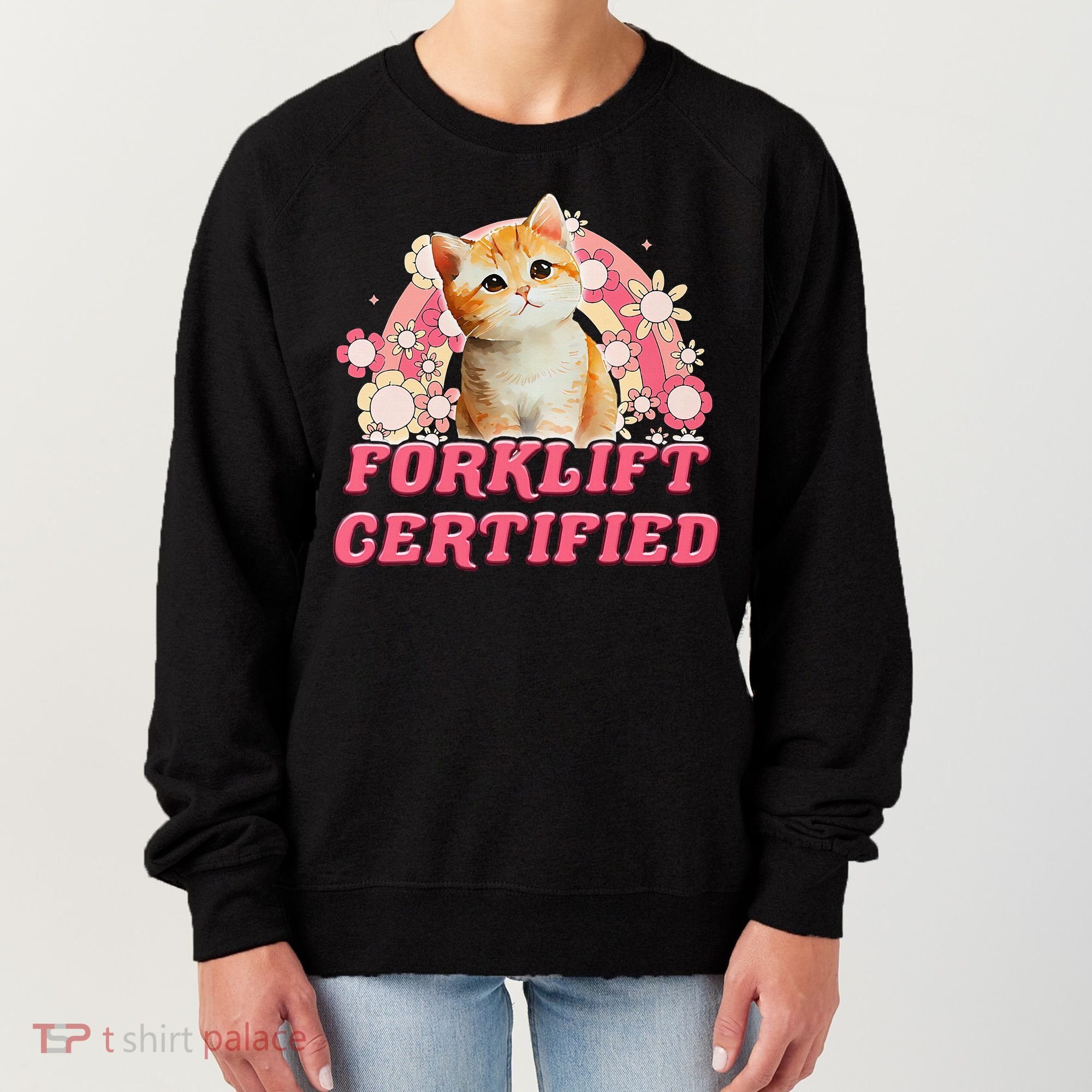 Cat Forklift Certified Women's Sweatshirt