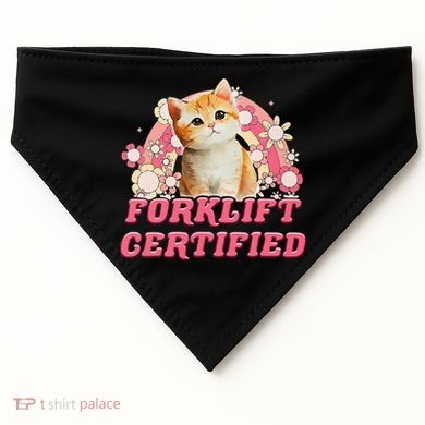 Cat Forklift Certified USA-Made Doggie Bandana