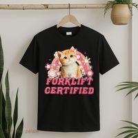 Cat Forklift Certified T-Shirt thumb 2