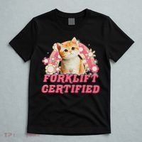 Cat Forklift Certified T-Shirt thumb 5