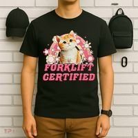 Cat Forklift Certified T-Shirt thumb 6
