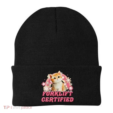 Cat Forklift Certified Beanie