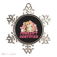 Cat Forklift Certified Ornament thumb 0