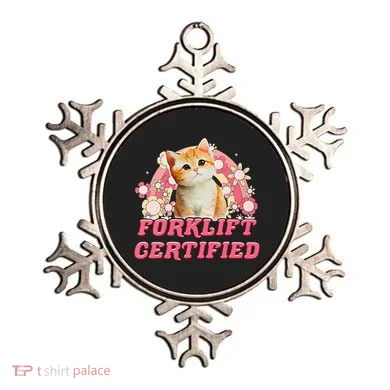 Cat Forklift Certified Ornament