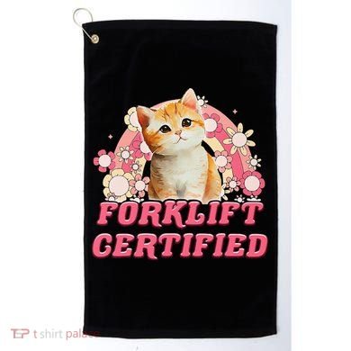 Cat Forklift Certified Golf Towel