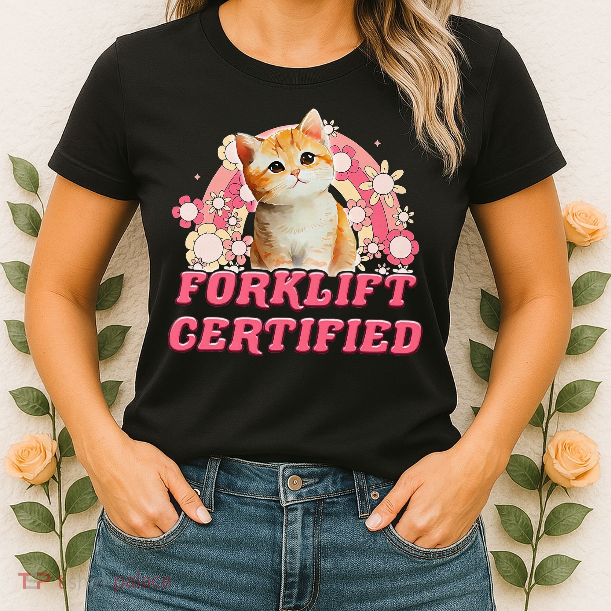 Cat Forklift Certified Women's T-Shirt