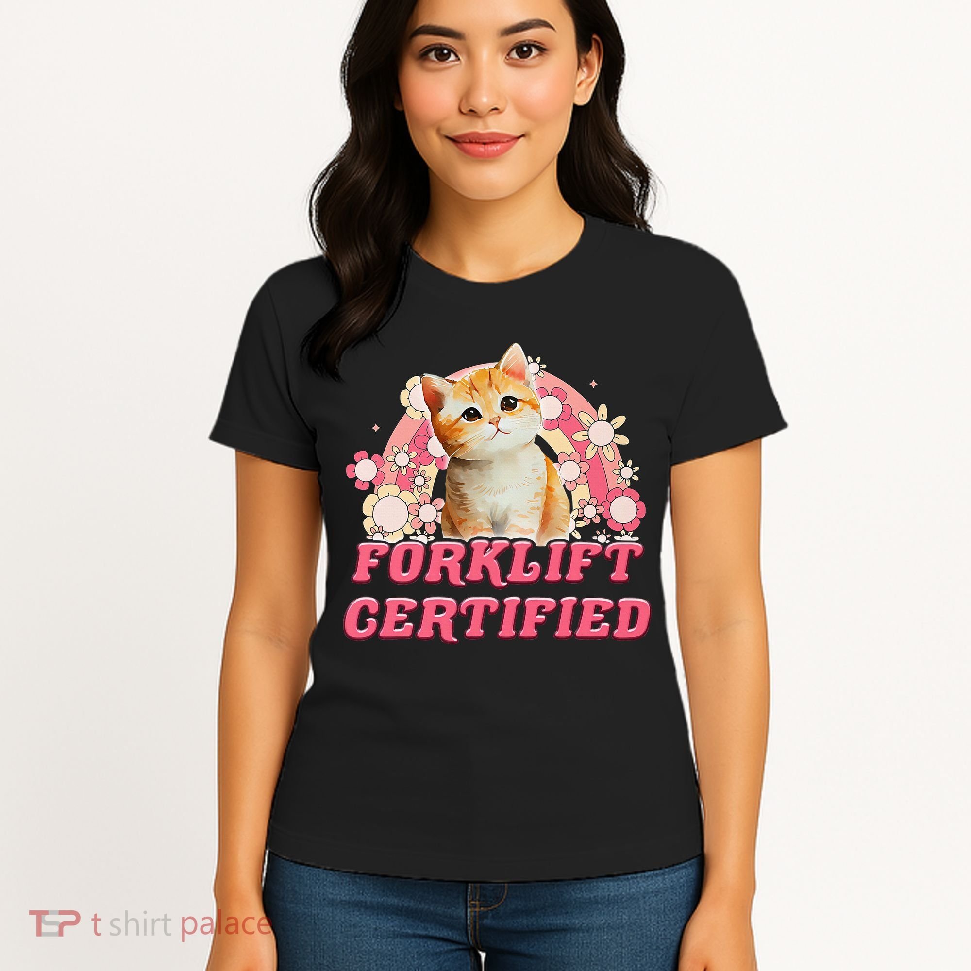 Cat Forklift Certified Women's T-Shirt