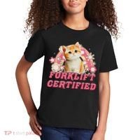 Cat Forklift Certified Kids T-Shirt thumb 2