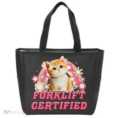 Cat Forklift Certified Tote Bag