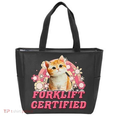 Cat Forklift Certified Tote Bag